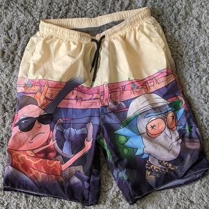 Men's Rick & Morty Swim Trunks / Shorts